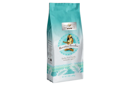 Hawaiian Paradise Coffee Ground - 100% Arabica Coffee Premium Medium Roast