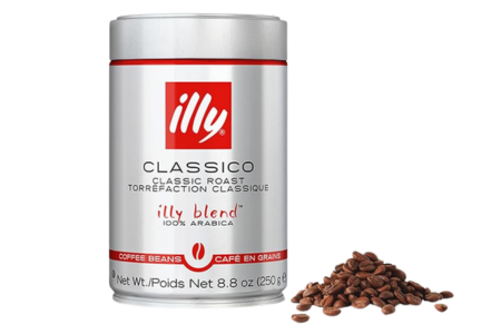 Illy Classico Whole Bean Coffee, Medium Roast, Classic Roast With Notes Of Caramel