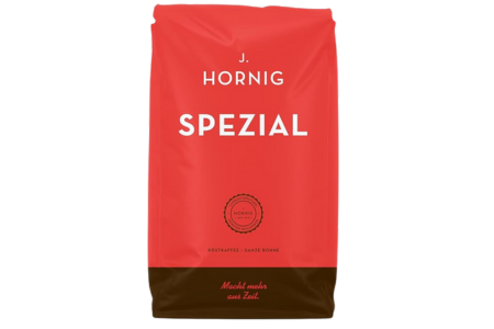 J. Hornig Whole Coffee Beans, Spezial, Versatile Arabica and Robusta Blend