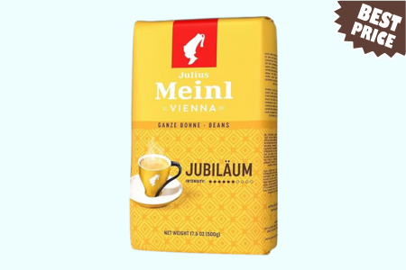 Julius Meinl Jubilaum Blend, Genuine Viennese Medium Roast Coffee Beans