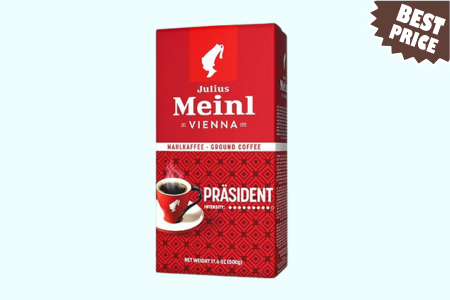 Julius Meinl President Medium Roast Ground Coffee