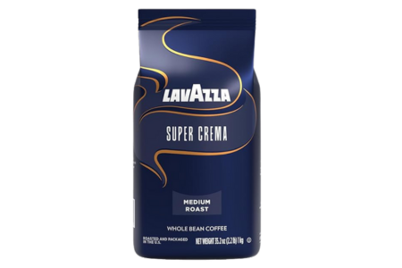 Lavazza Super Crema Whole Bean Coffee, Medium Espresso Roast