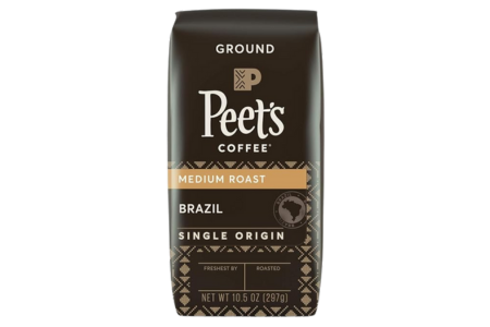 Peets Coffee & Tea, Coffee Single Origin Brazil Medium Roast