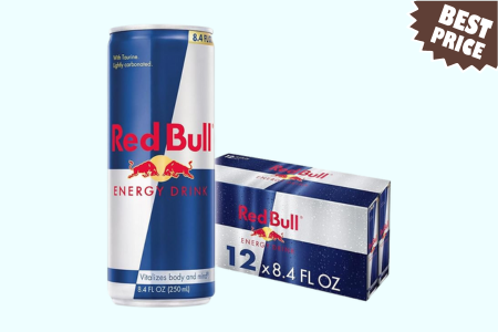 Red Bull Energy Drink with 80mg Caffeine plus Taurine & B Vitamins, 8.4 Fl Oz