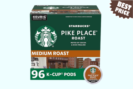 Starbucks K-Cup Coffee Pods, Medium Roast Coffee 