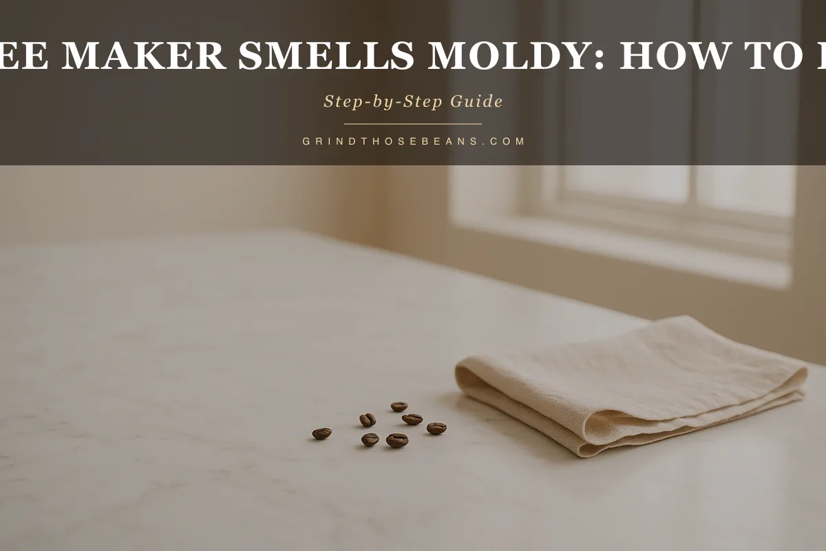 Coffee Maker Smells Moldy: How to Fix It