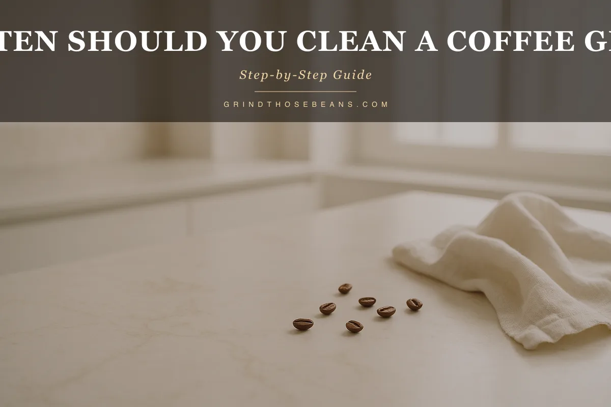 How Often Should You Clean a Coffee Grinder?