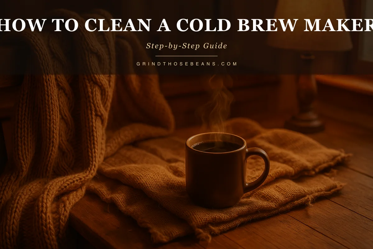 How to Clean a Cold Brew Maker