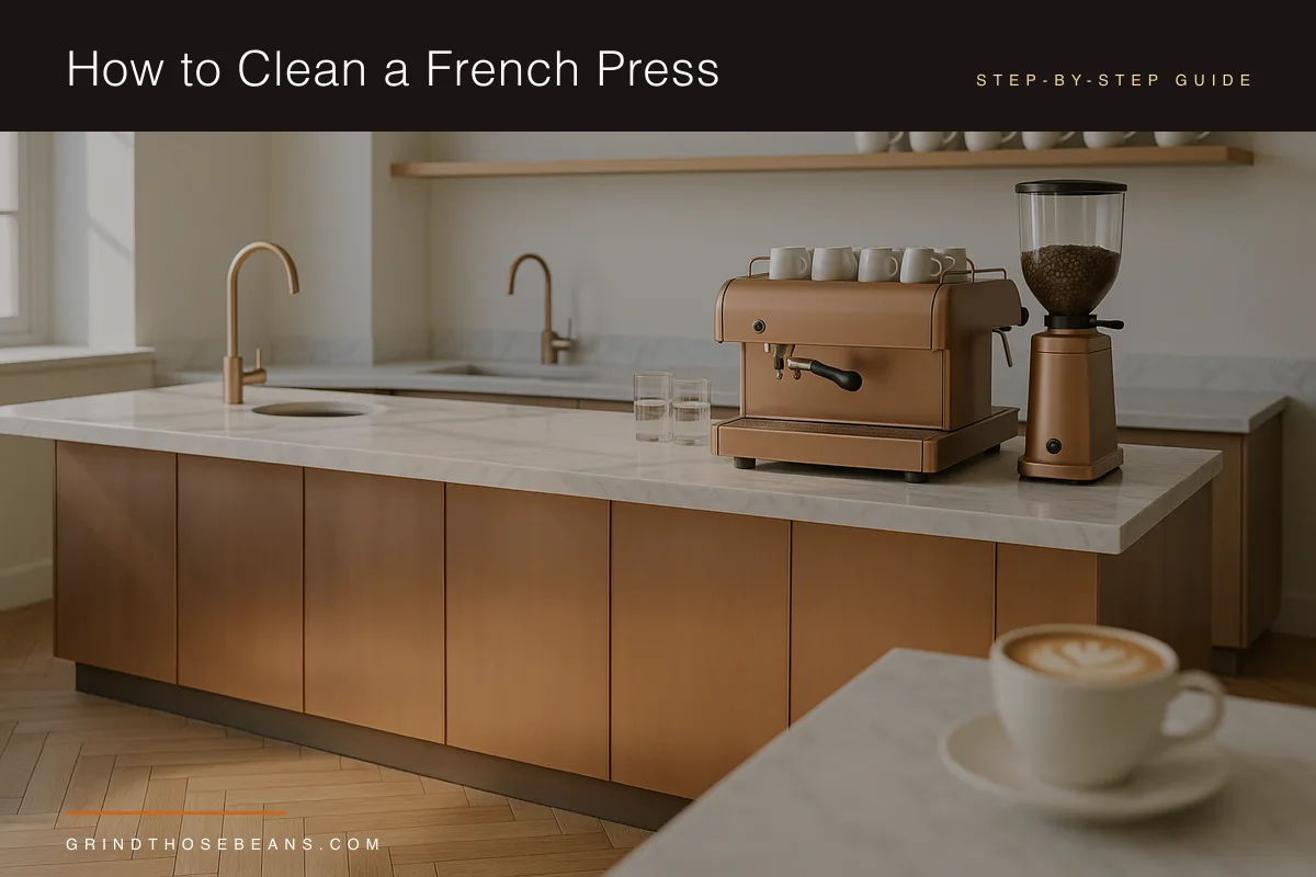 How to Clean a French Press (Daily & Deep)