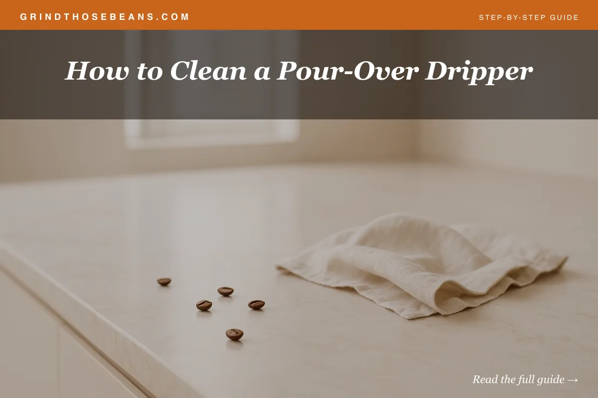 How to Clean a Pour-Over Dripper (V60, Kalita, Origami)