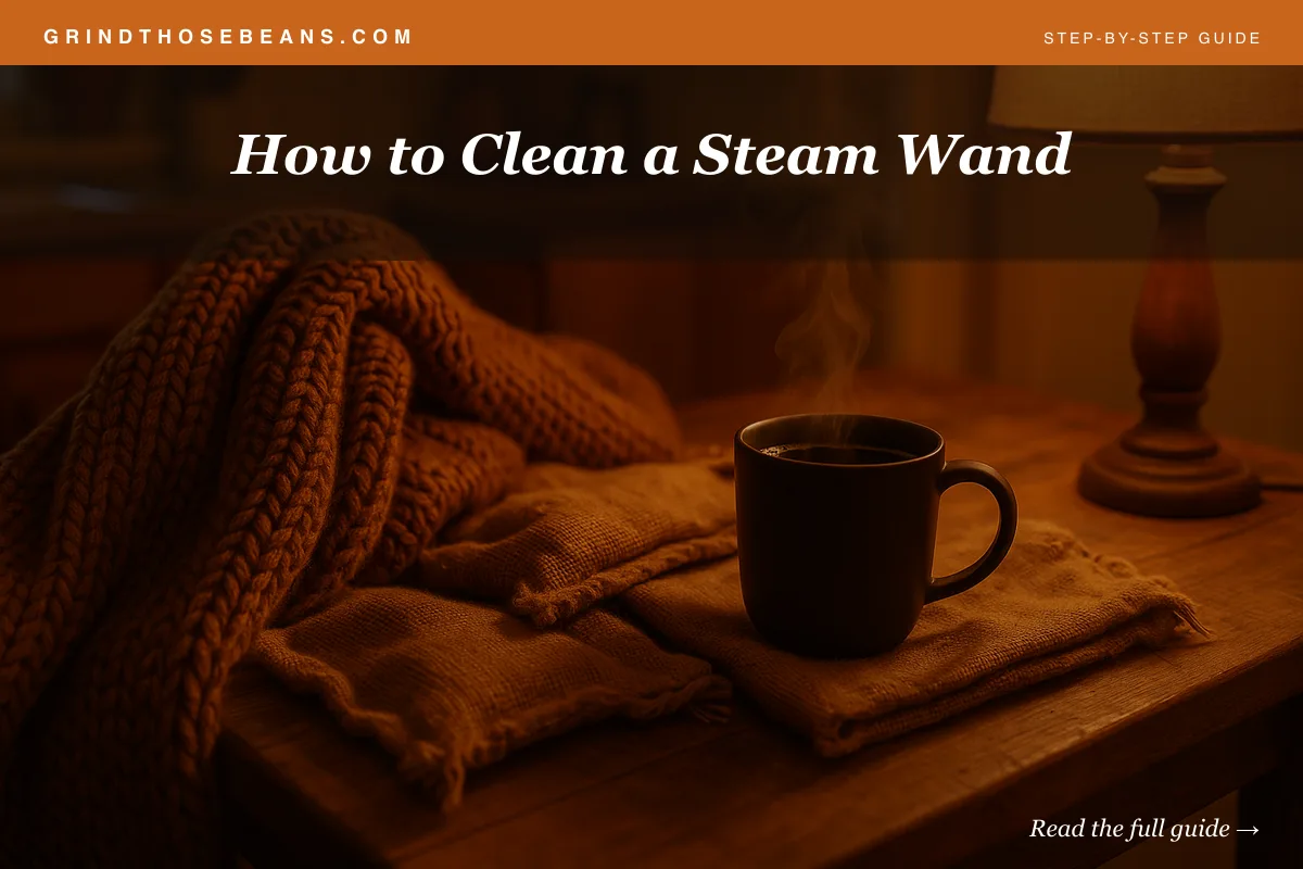 How to Clean a Steam Wand (And Why You Must Daily)