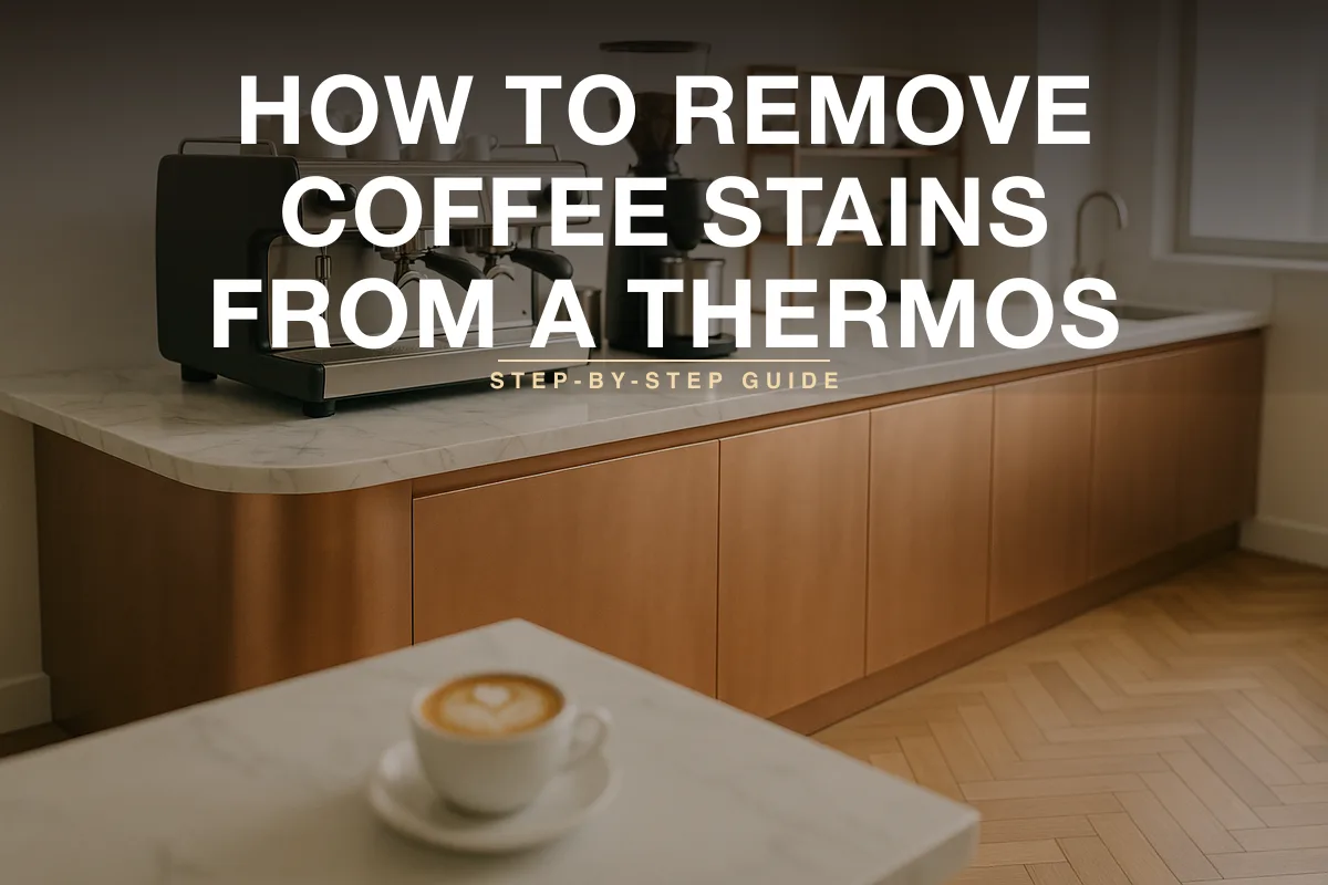 How to Remove Coffee Stains From a Thermos